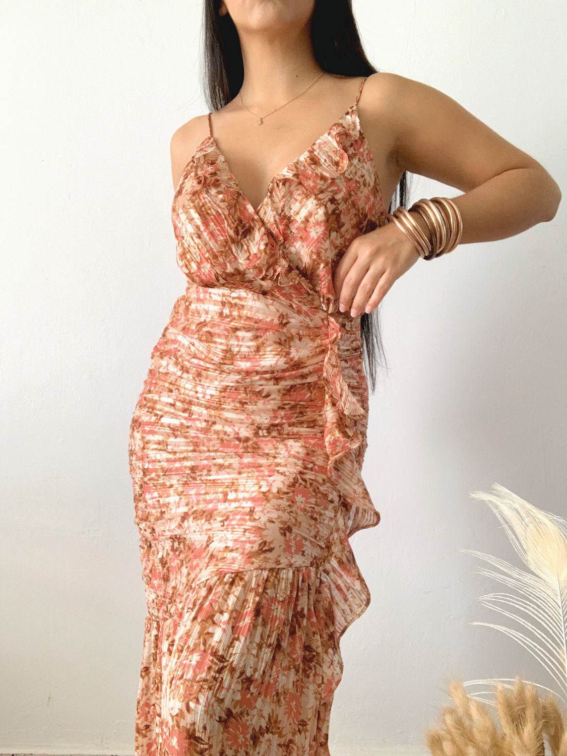 Elegant floral dress