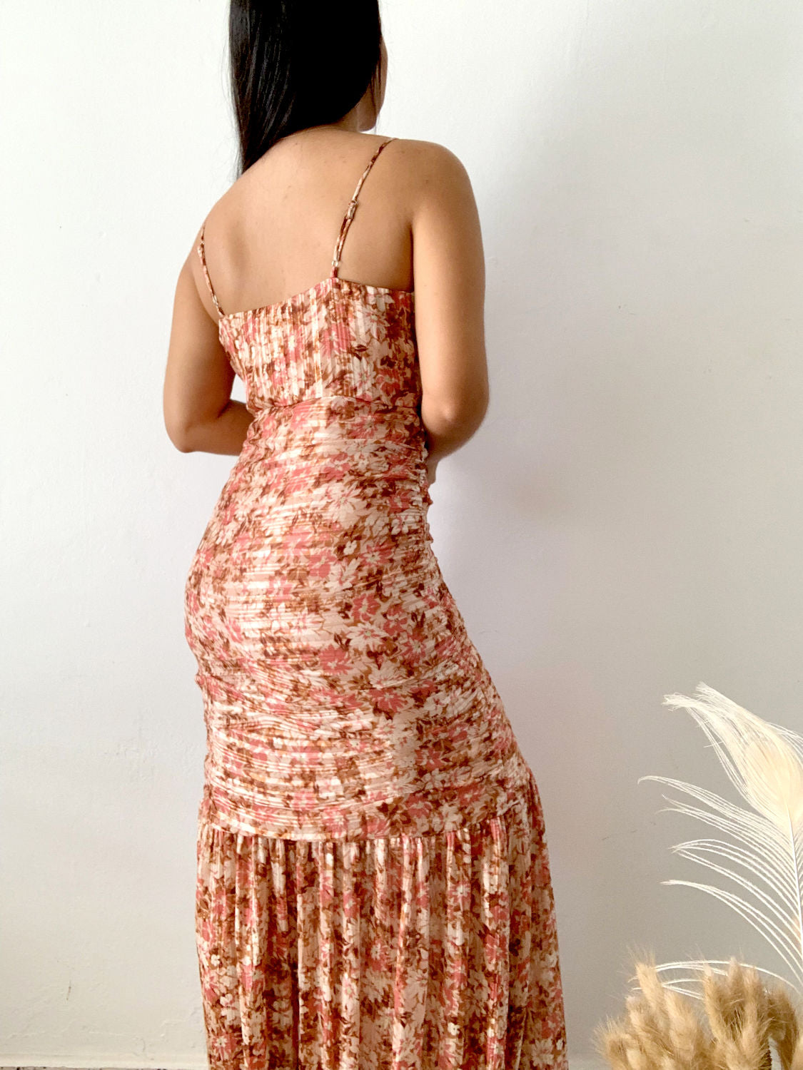 Spaghetti strap maxi dress