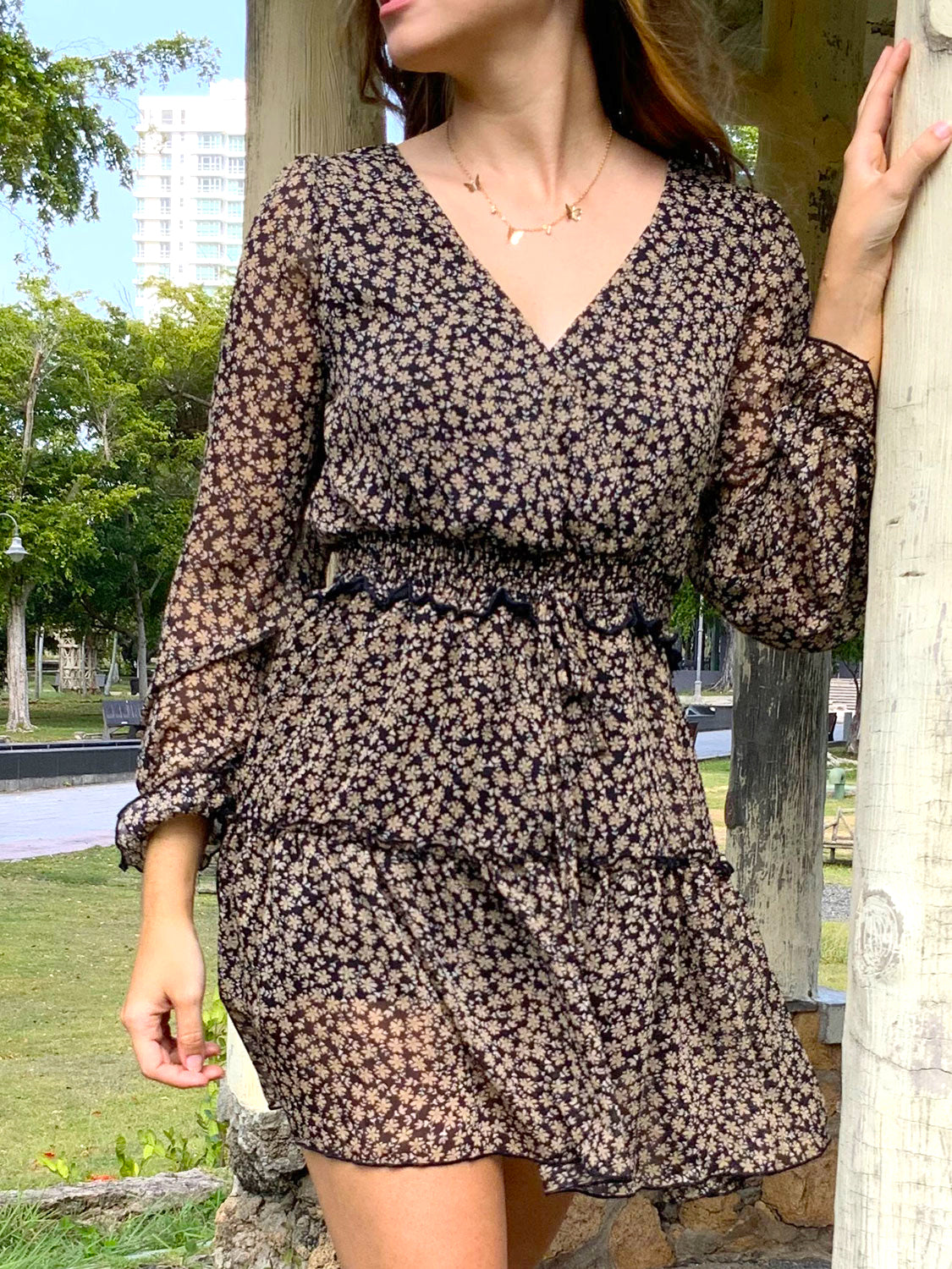 Feminine flowy dress