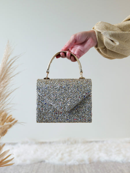 Glitter crossbody online purse